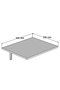 Hanah Home Mesa plegable Nur - Blanco